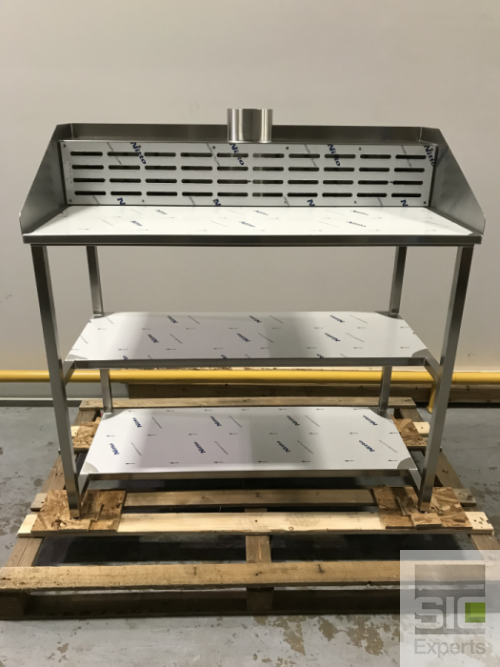 Backdraft workstation stainless steel SIC34120