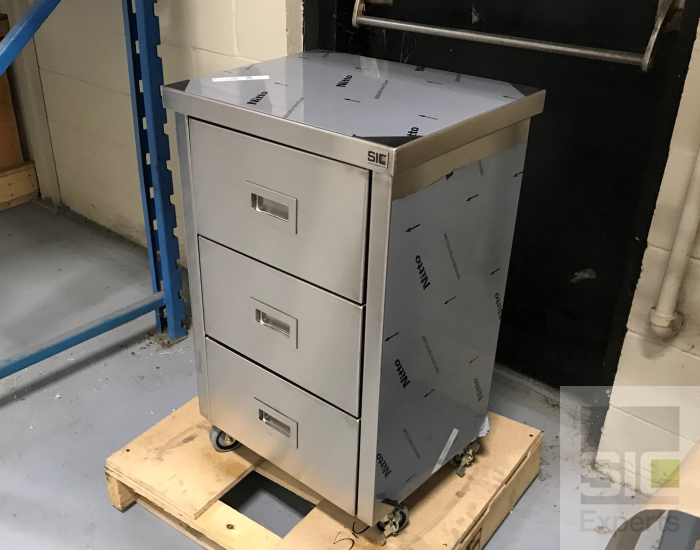 Stainless steel mobile drawer cabinet SIC35408