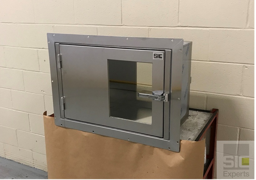 Lead lined pass through cabinet SIC26661