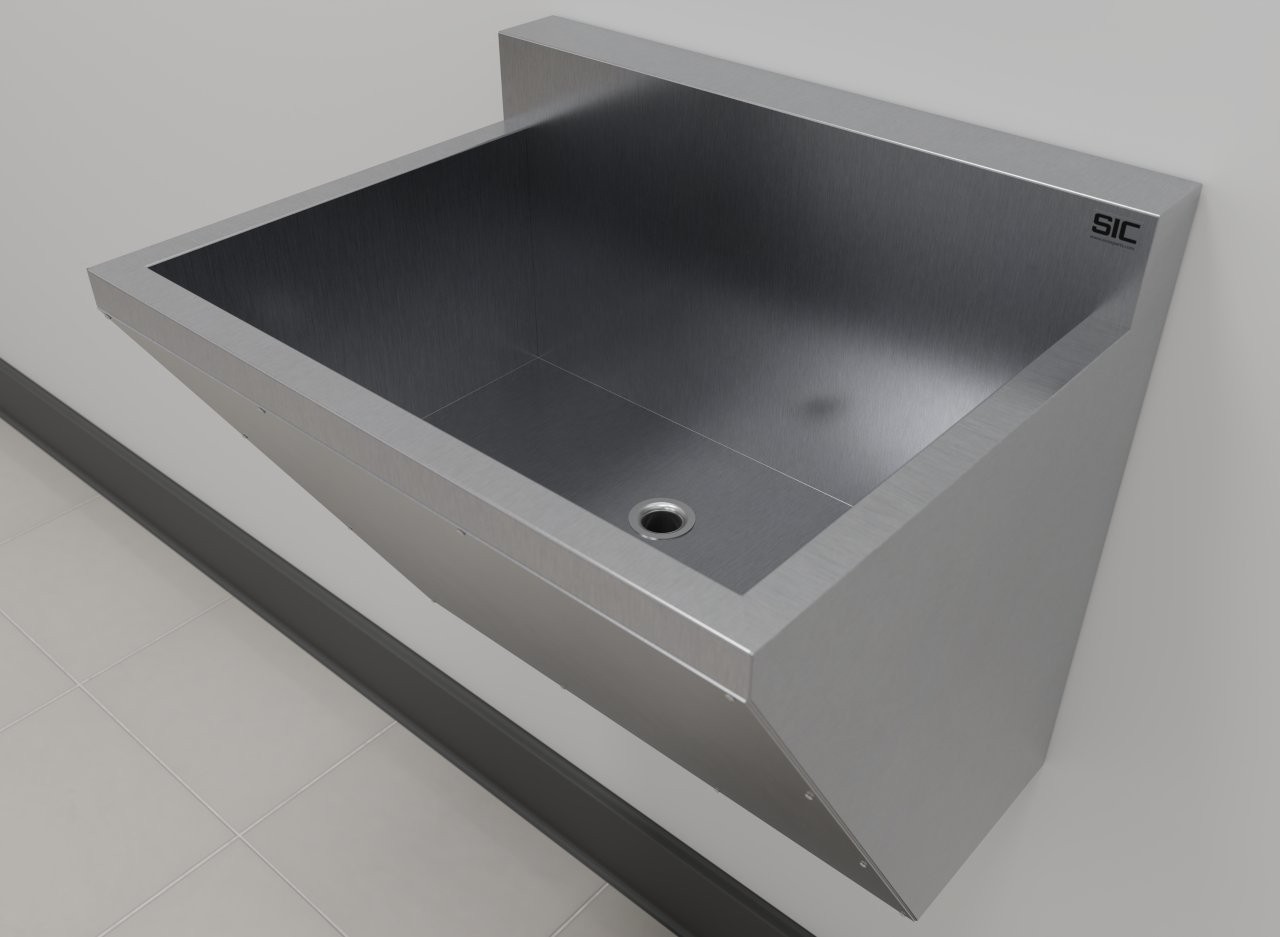 Stainless steel scrub sink SIC31281