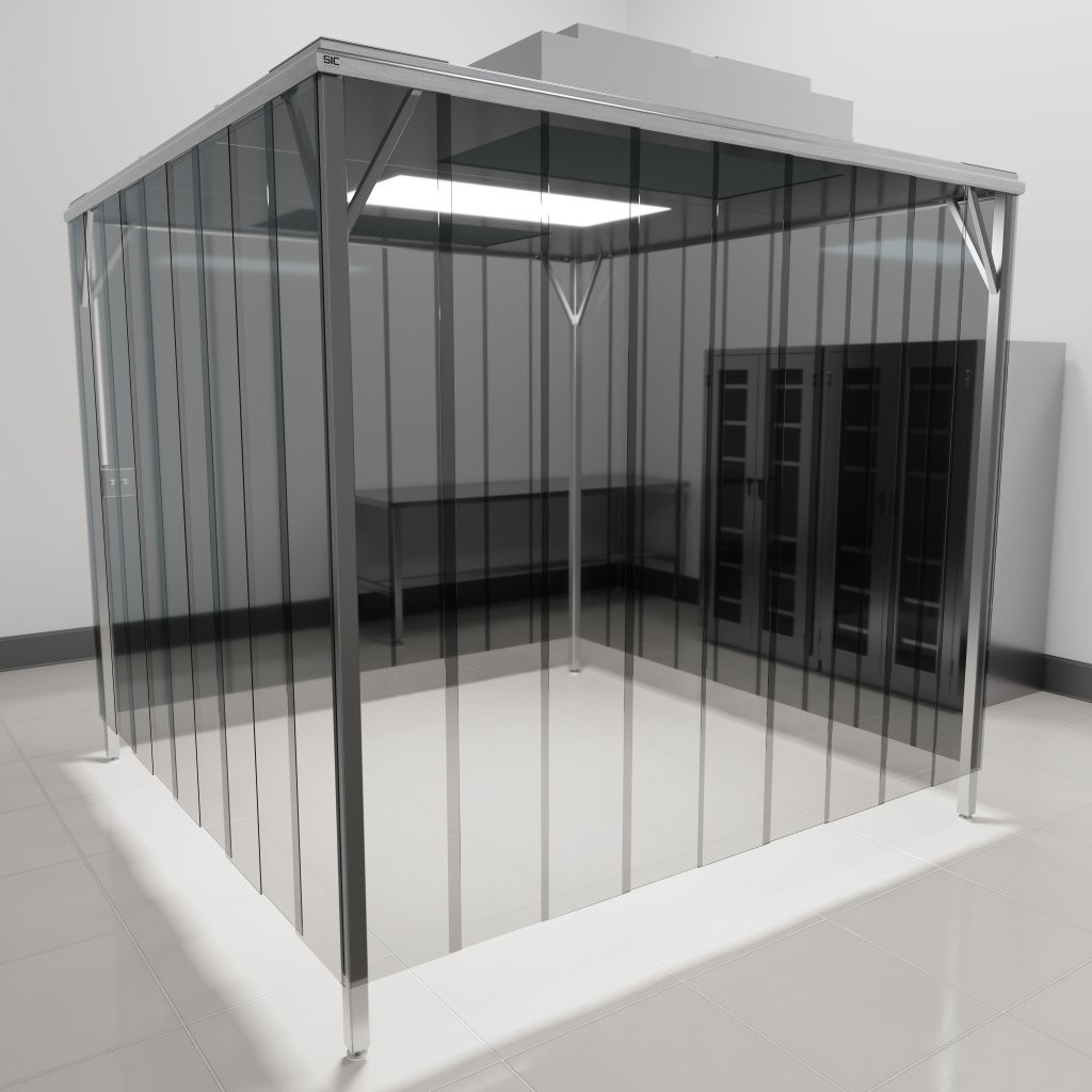 Softwall movable clean room SIC10827