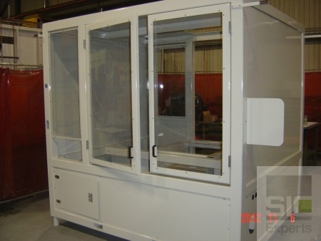Custom robotic cell cabin SIC28578