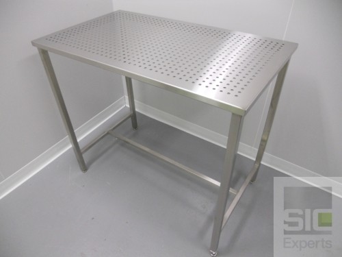 Stainless steel perforated table SIC29705