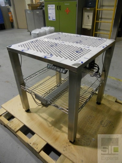 Electric height adjustable table stainless SIC31522