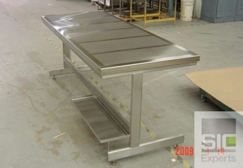 Laboratory perforated top table SIC23863