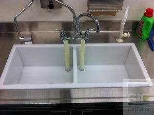 Polypropylene laboratory sink SIC30095
