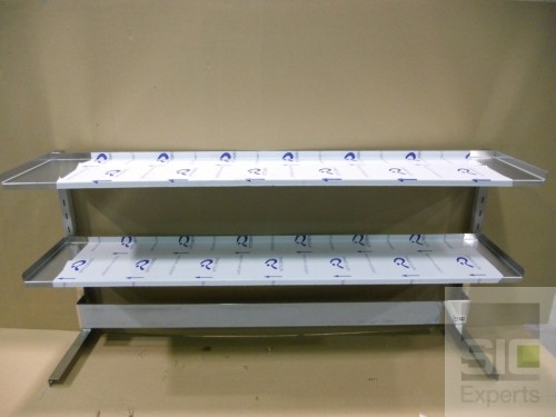 Stainless steel table overshelves SIC30458