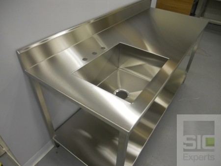 Laboratory sink stainless steel SIC30822A